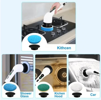 Electric Cleaning Brush 9 in 1