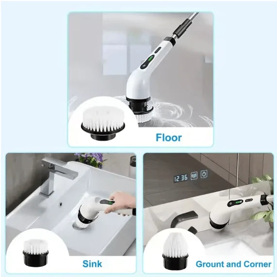 Electric Cleaning Brush 9 in 1